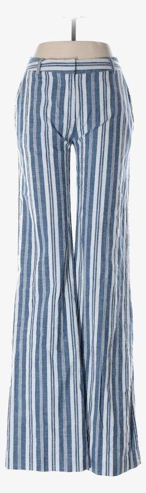 Wide Leg Pin Striped Pants - A-line