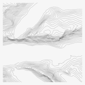 Graphic Free Stock Awesome Contour Line Profile Images - Contour Line Map Png