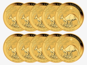 2019 Australian Kangaroo 1oz Gold - カンガルー金貨 1/10オンス 2017年製 オーストラリアパース造幣局発行