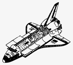 Space Shuttle 1 Svg Clip Arts 600 X 533 Px