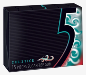 Wrigleys 5 Gum Solstice 15pc 10ct - Transparent 5 Gum Png