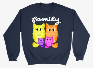 Fluffy Cat Family - Allen Iverson Step Over Sweater