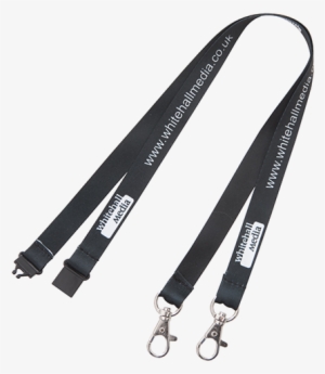 Personalised Lanyards - Lanyard With 2 Clips