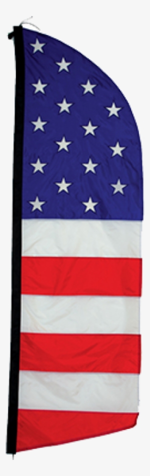 Patriotic Feather Banner Flag - Banner