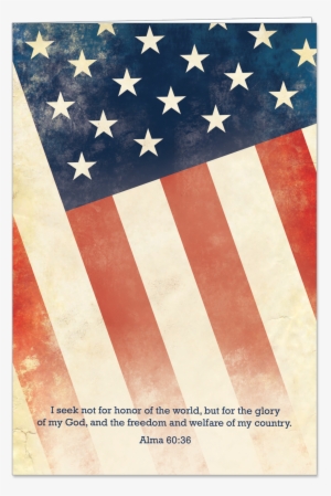 Patriotic Sacrament Program Cover - Church Bulletins For Independence Day