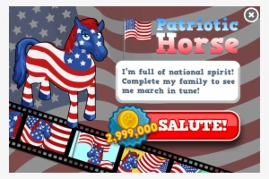 Patriotic Horse Animators Modal - Horse
