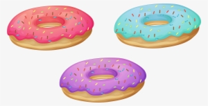 Clip Art Transparent Download Birthday Transparent - Transparent Background Donut Clip Art