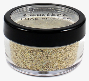 Ben Nye Lumiere Luxe Sparkle Powder, Iced Gold Sparkle, - Ben Nye Lumiere Luxe Sparkle Powders, Silver Sparkle