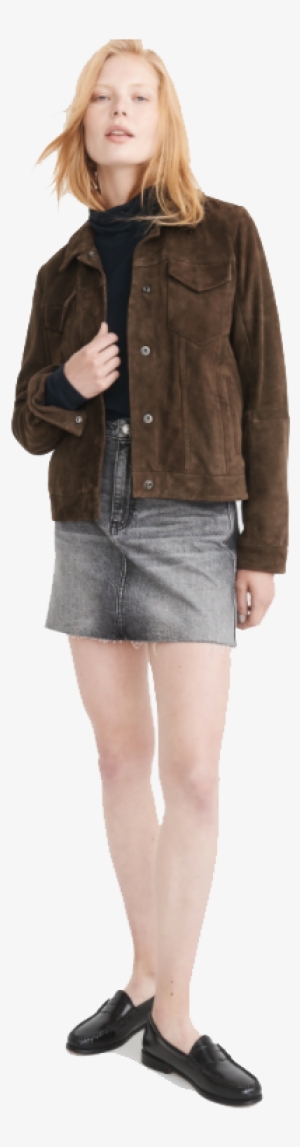 Smooth, Sensual And With A Touchable Texture, Suede - Miniskirt