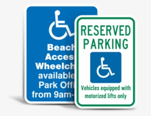Custom Handicap Parking Signs - State Handicapped Reserved Parking Sign Nevada (tms323g)