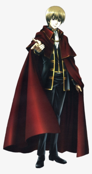 A Transparent Okita With His Red Bakaiser Cape Anime - Star Wars Costumes