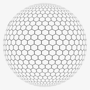 This Free Icons Png Design Of Hexagonal Grid Sphere