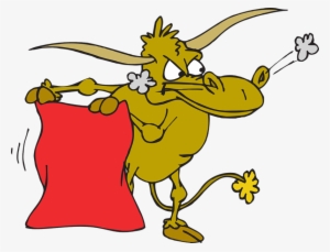 Cape Buffalo Clipart At Getdrawings - Waving A Red Flag In Front