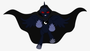 Sir Teutonic Knight, Cape, Clothes, Glowing Eyes, Nightmare - Princess Luna