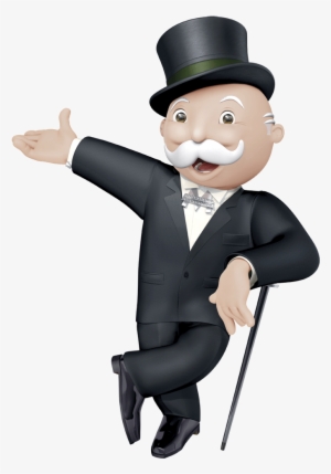 Mr Monopoly Standing - Monopoly Man Png