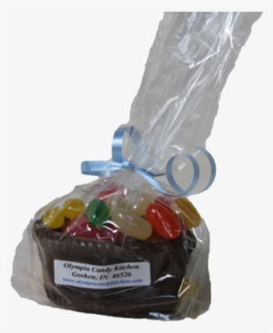 Chocolate Jelly Bean Basket - Chocolate