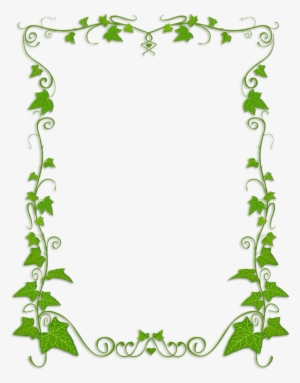 Common Ivy Plant Vine Clip Art - Ivy Border Clipart