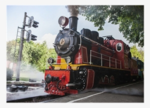 Steam Locomotive Blowing Off The Smoke Poster • Pixers® - Steam Locomotive