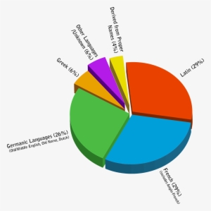 introduction of latin in england - pie chart of languages spoken in colombia