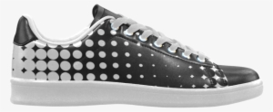 Black And White Halftone Pattern By Artformdesigns - Running Shoe