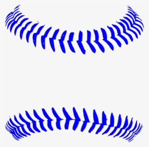 Clip Art Blue Stitch Clip Art At Clker Com - Customize Softball Round Car Magnet
