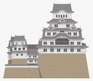 Graphic Black And White Stock Himeji By Herbertrocha - Himeji Castle Model