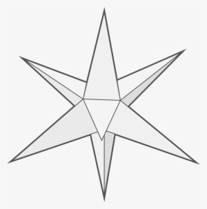 8 Point 3-d Paper Star - Paper Star Template 3d