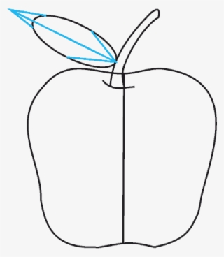 Apple Drawing Disney - Line Art