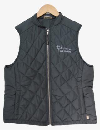 Ladies Quilted S/less Jacket With Side Panel - Sweater Vest