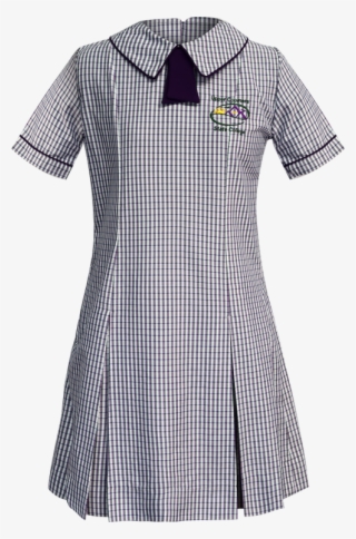 School Uniform Dress Front View - Polo Shirt