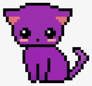 I Love Cats - Rainbow Cat Pixel Art