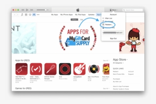 How To Redeem Your Itunes Gift Card Step - Product Red App Store