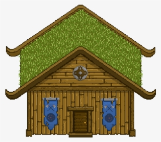 Pixelart - Pixel Art Viking House