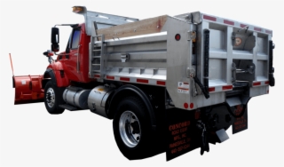 Concord Road Equipment Red Plow Truck With Dump Bed - Trailer Truck