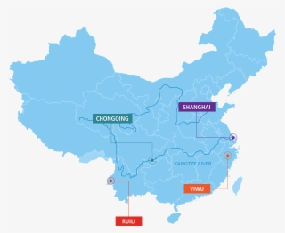 China S Key Cities From Local Places To Global Players - Blank Map Of China Png