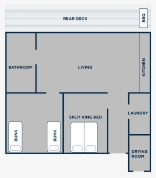 Jindabyne's Two Bedroom Family Apartment - Diagram