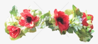 Latest Transparent Flower Crown Png Png Image With - Red And Green Flower Crown Transparent