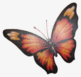 Butterfly Tattoo Png Image - Bold Butterfly Tattoo For Girls