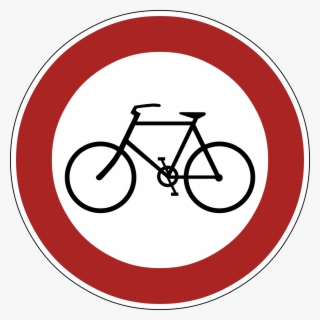 Ban Cyclists Sign Signage Png Image - Bicycle