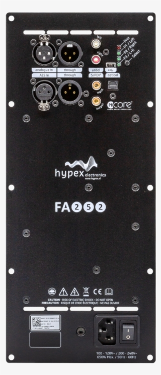 fusionamp fa252 - hypex as2 100