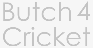 Butch 4 Cricket Logo - Ackermann