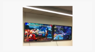 Street Fighter Et Mario Kart On The Program Of Our - Led-backlit Lcd Display