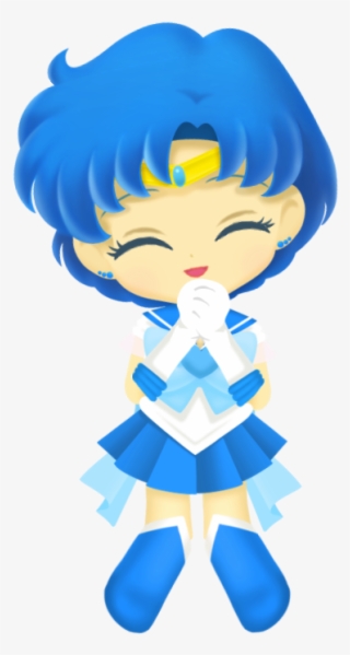 Super Sailor Mercury Transparent Pngs - Sailor Mercury Chibi Transparent