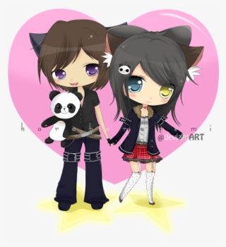 Chibi Anime Couples - Anime Chibi Cat Couples