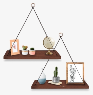 Wood Hanging Shelves - Table