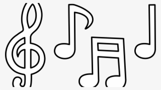 Confidential Printable Music Notesls Rotorsport2 Com - White Music Notes Clip Art