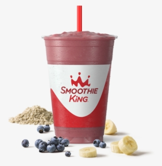 Sk Enhancer Super Grains With Blueberry Heaven - 20 Ounce Cup Smoothie King