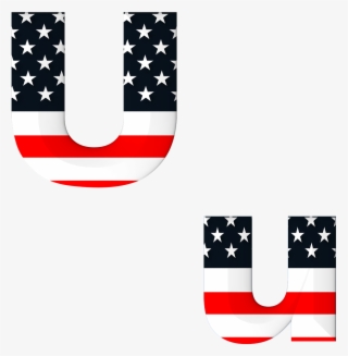 American Flag Letters Png