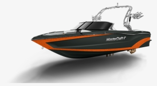 Boat - Black Mastercraft Wake Boat