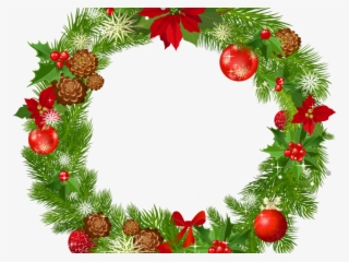 Holley Clipart Vintage Christmas Stocking - Christmas Wreath Photo Frame